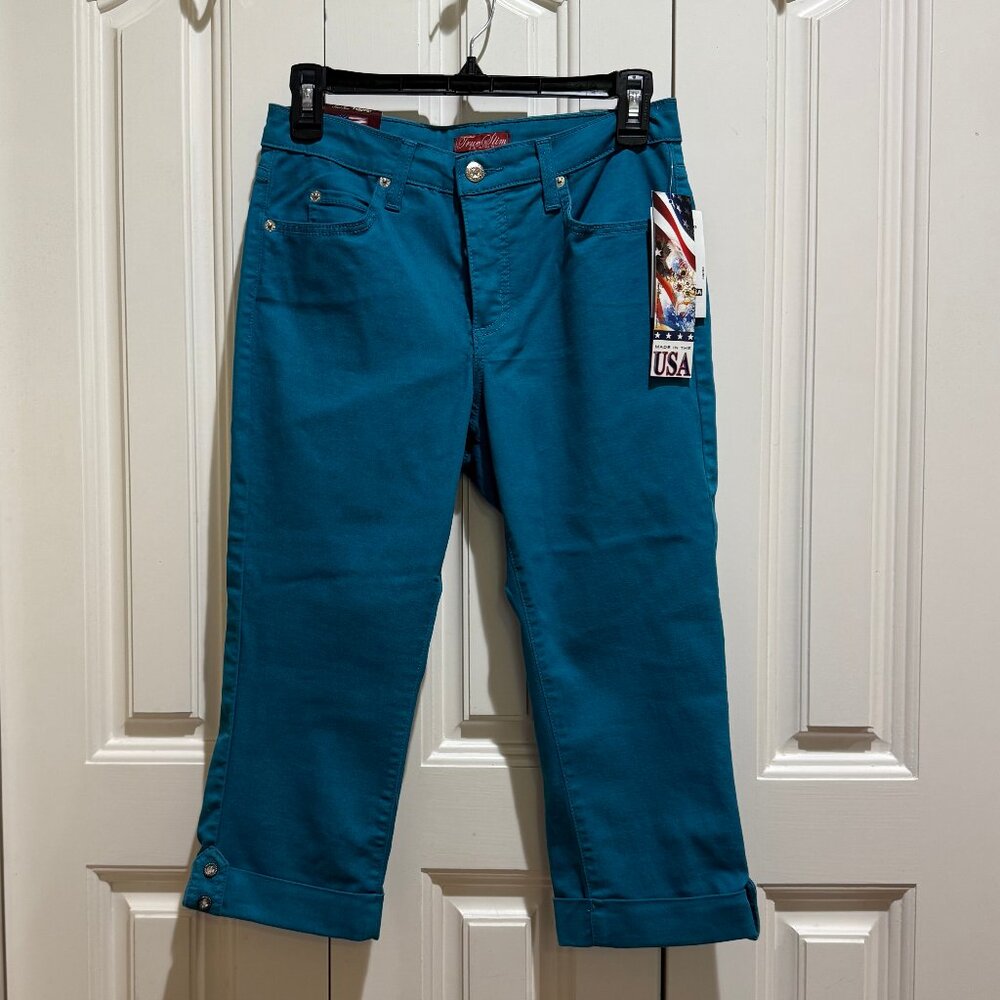True Slim Jeggings Turquoise Blue